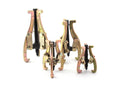 3 Jaw Gear Puller Set 4pc Heavy Duty Heat Treated L126041