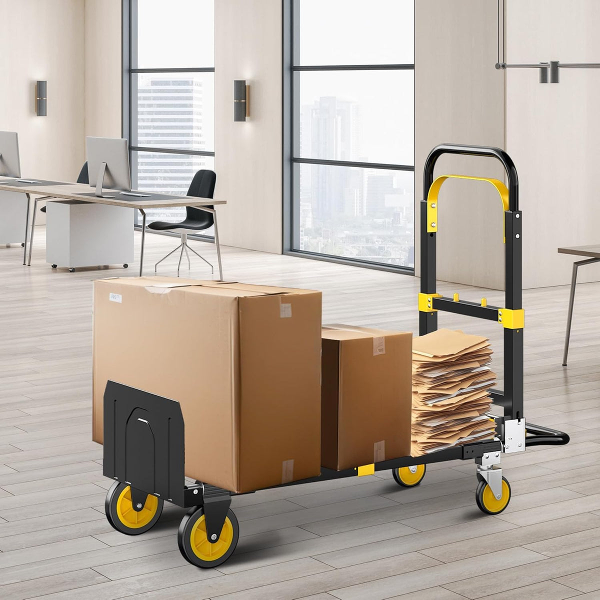 600lbs 3 in 1 Folding Hand Truck Dolly M213