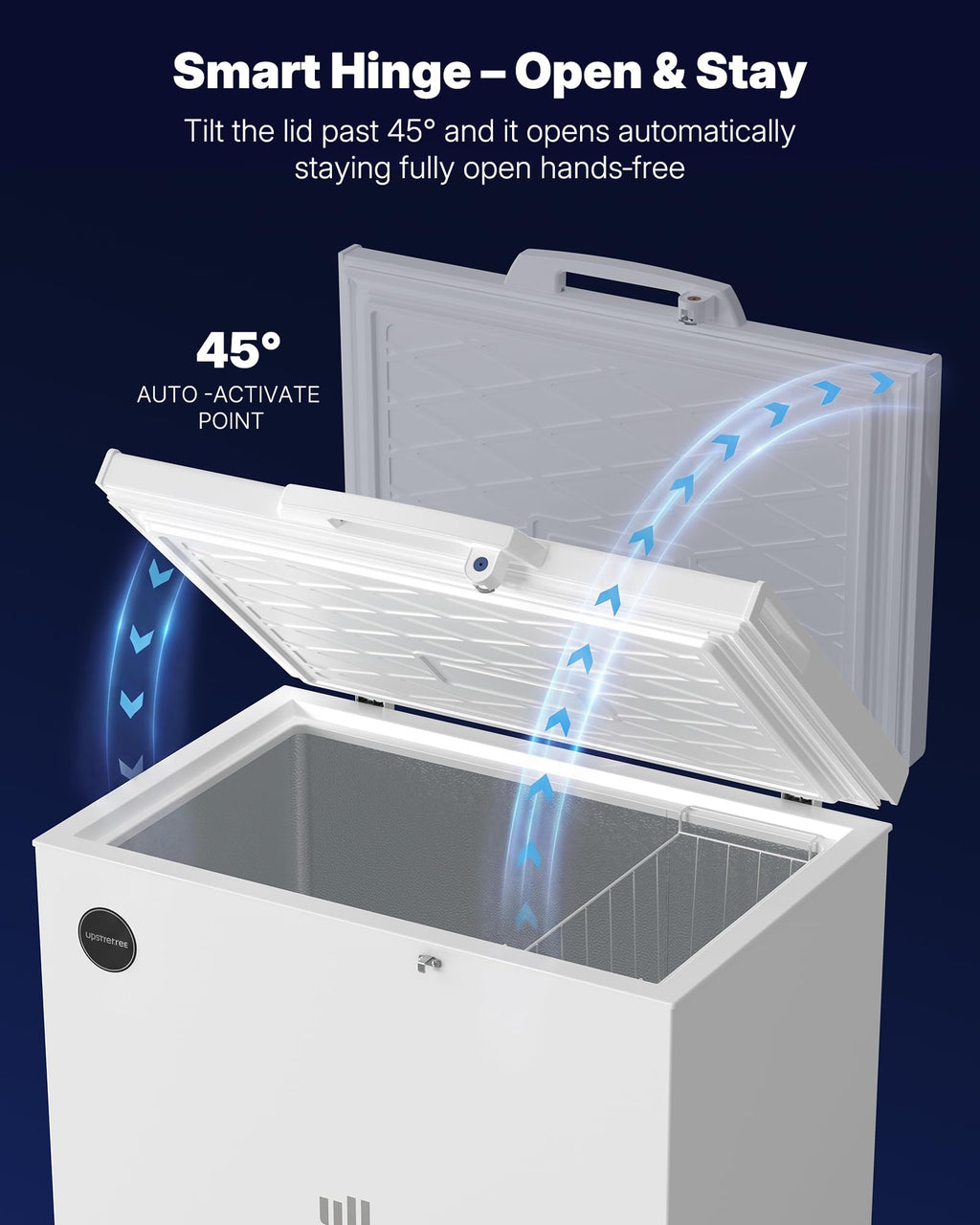 7.0 Cu.Ft Silky White Chest Freezer A8806