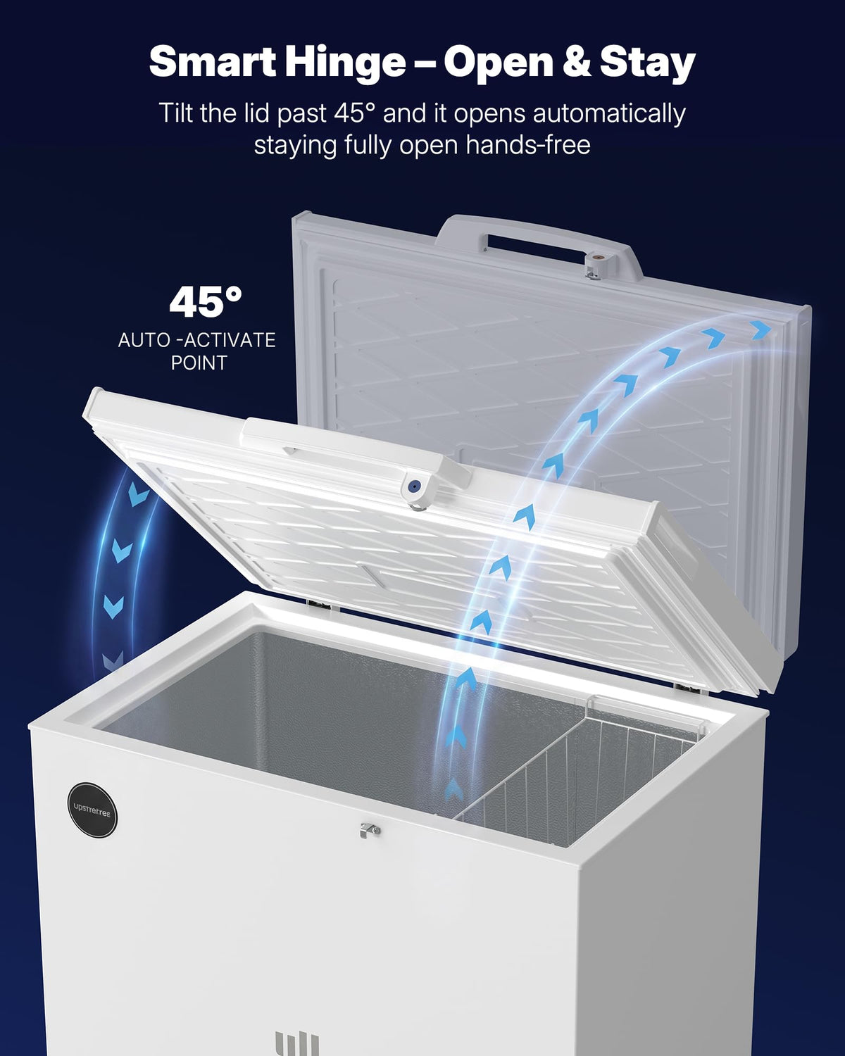 7.0 Cu.Ft Silky White Chest Freezer A8806