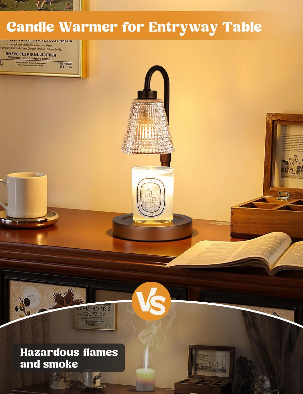 Candle Warmer Lamp with Timer E719160