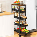 Slim Storage Cart with Wheels C4100