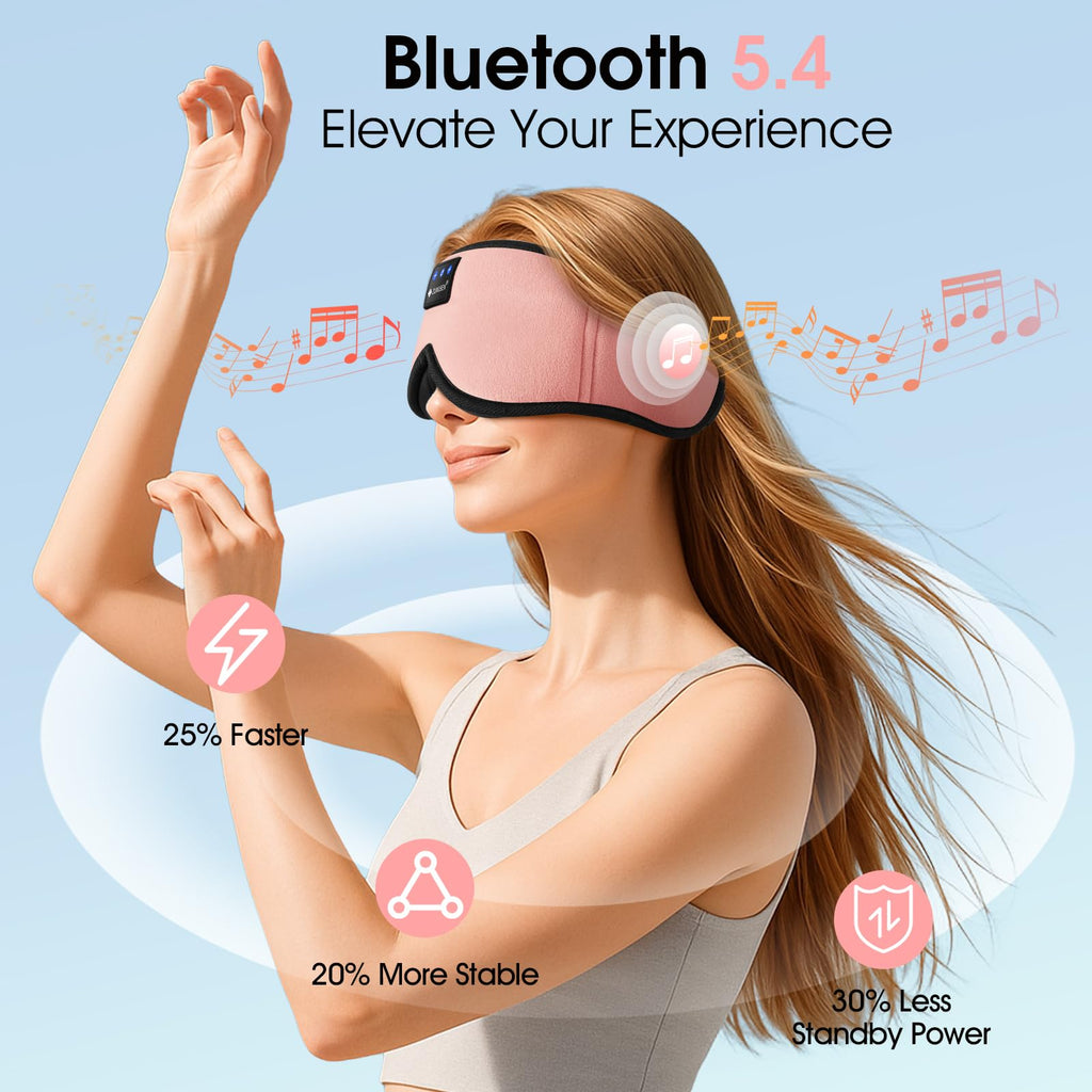 Bluetooth Sleep Headphones 3D Wireless Music Eye Mask R250
