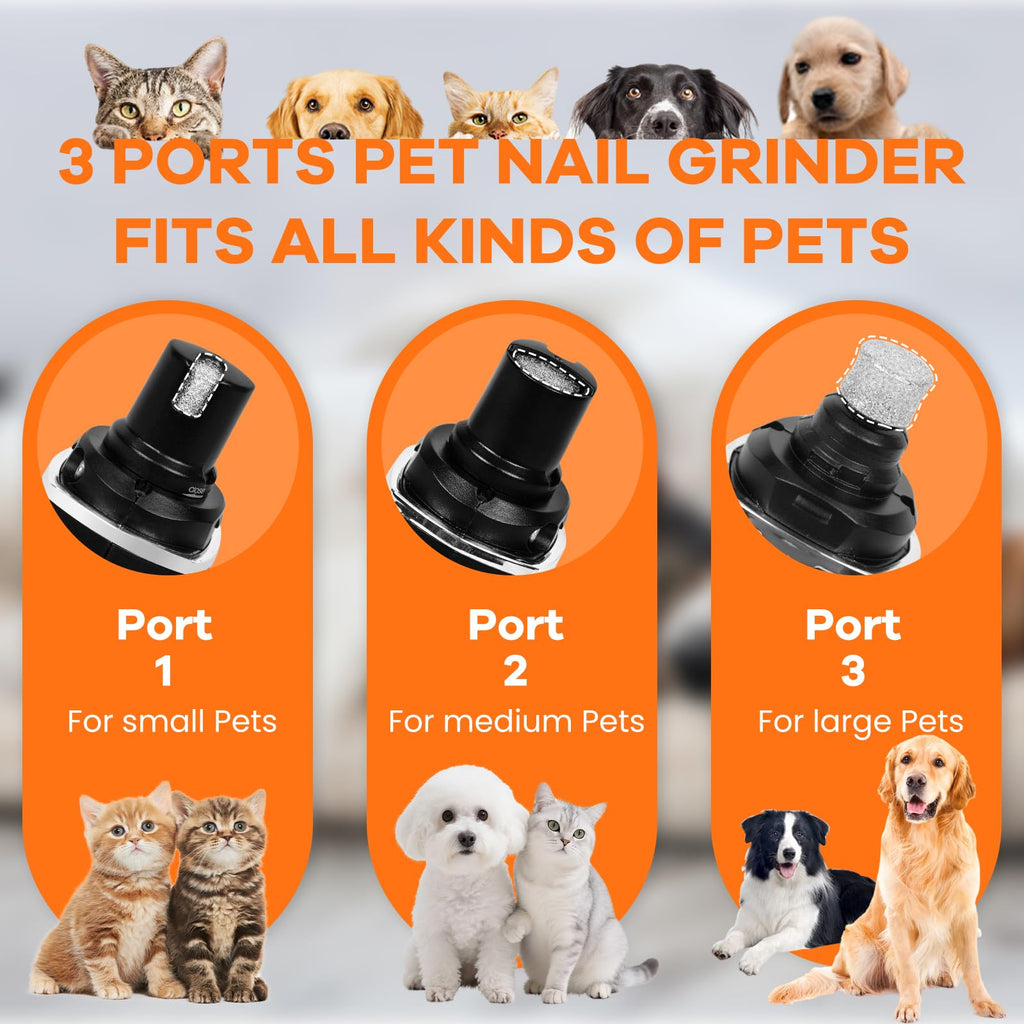 Rechargeable Electric Pet Nail Grinder F7836