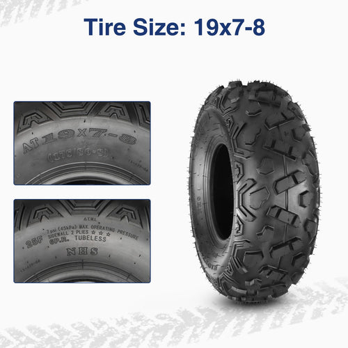 19x7-8 ATV Tires Set of 2 F91235