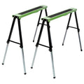 2 Pack Heavy Duty Steel Folding Sawhorse with Carry Handle X466514