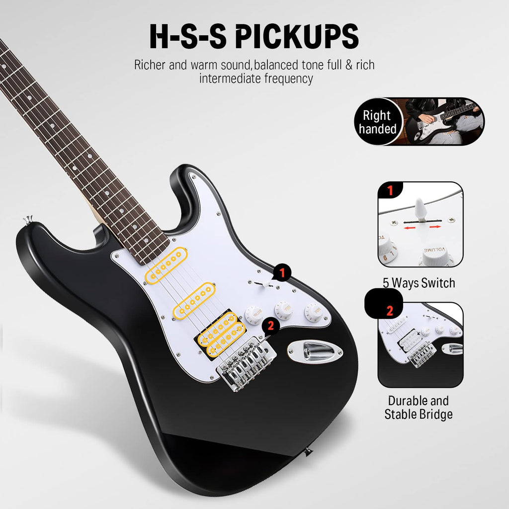 39 Inch Electric Guitar Beginner Kit R942371