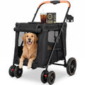 Foldable Pet Stroller up to 80 lbs with All-Terrain Wheels V518317