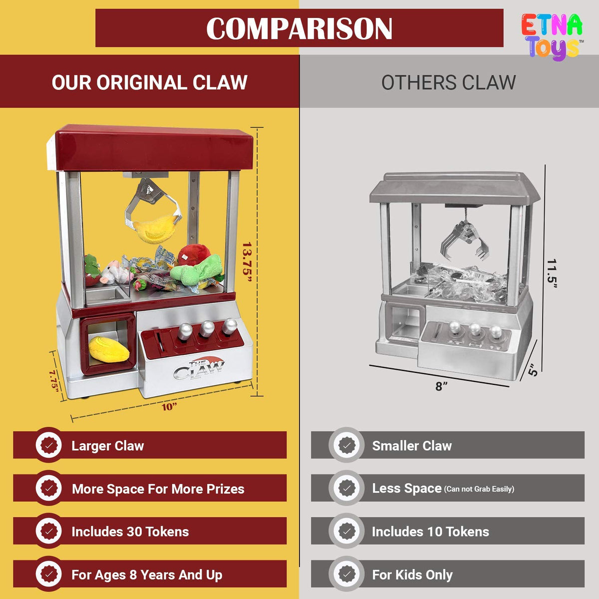 Electronic Arcade Claw Machine L47872