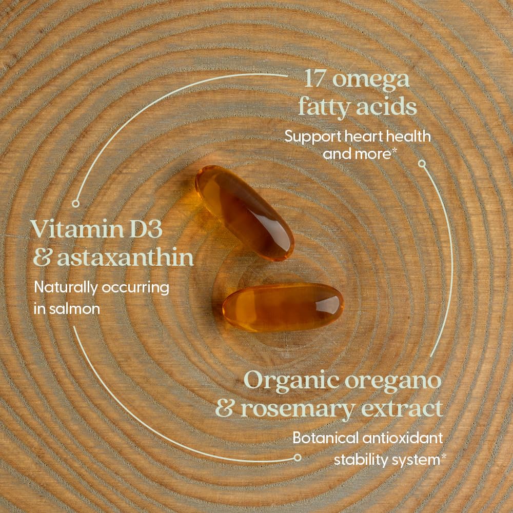 Wild Alaskan Salmon Oil 120 Softgels T36702