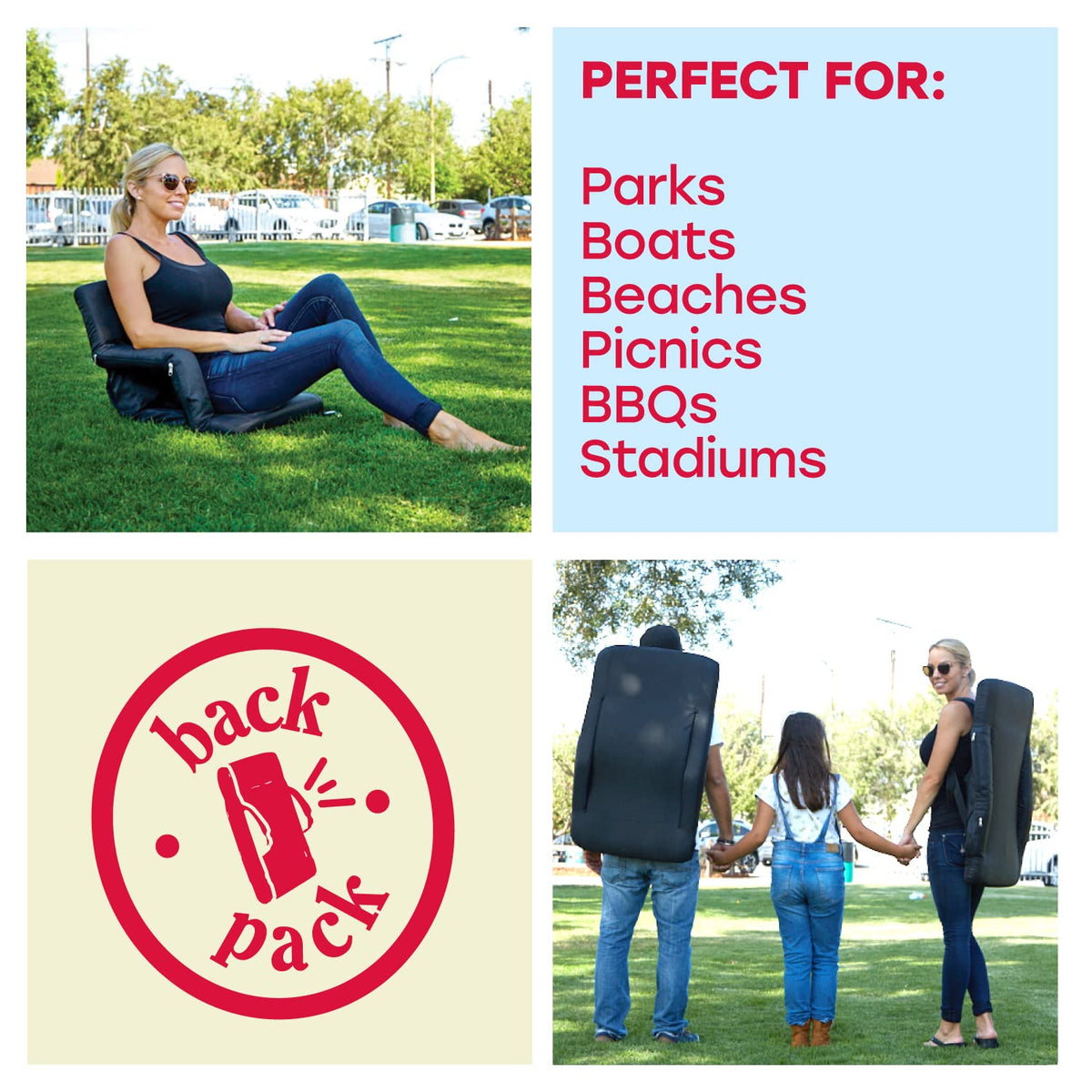 Portable Heated Stadium Seat for Bleachers O120
