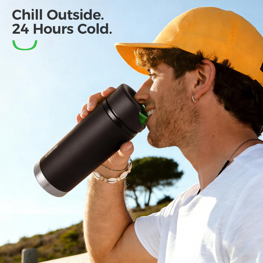 16 oz Insulated Stainless Steel Travel Coffee Mug with Lid T1694
