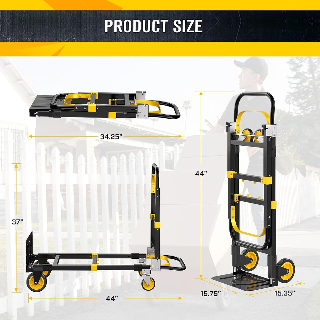 600lbs 3 in 1 Folding Hand Truck Dolly M213