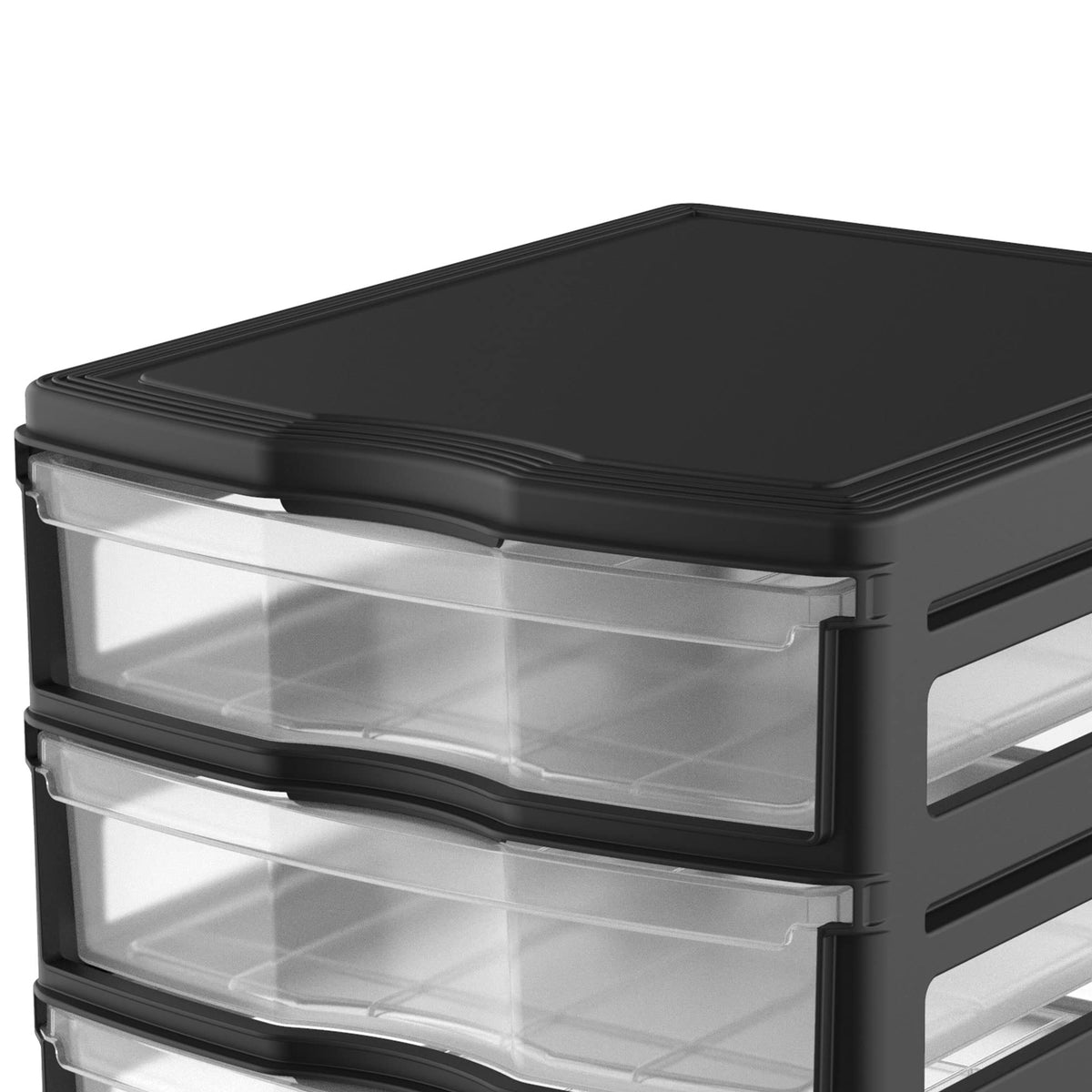 3 Pack 3 Drawer White Stackable Storage Organizer E513388