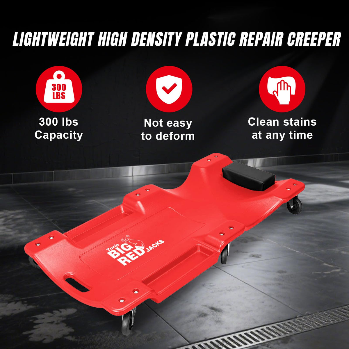 Plastic Rolling Garage Creeper F118724