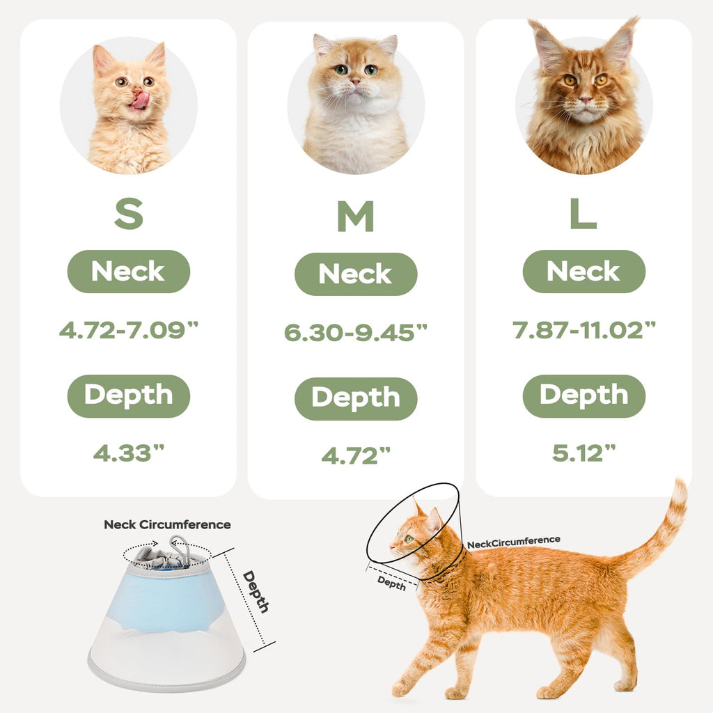 Soft Waterproof Mesh Cat Recovery Cone Collar Q87927