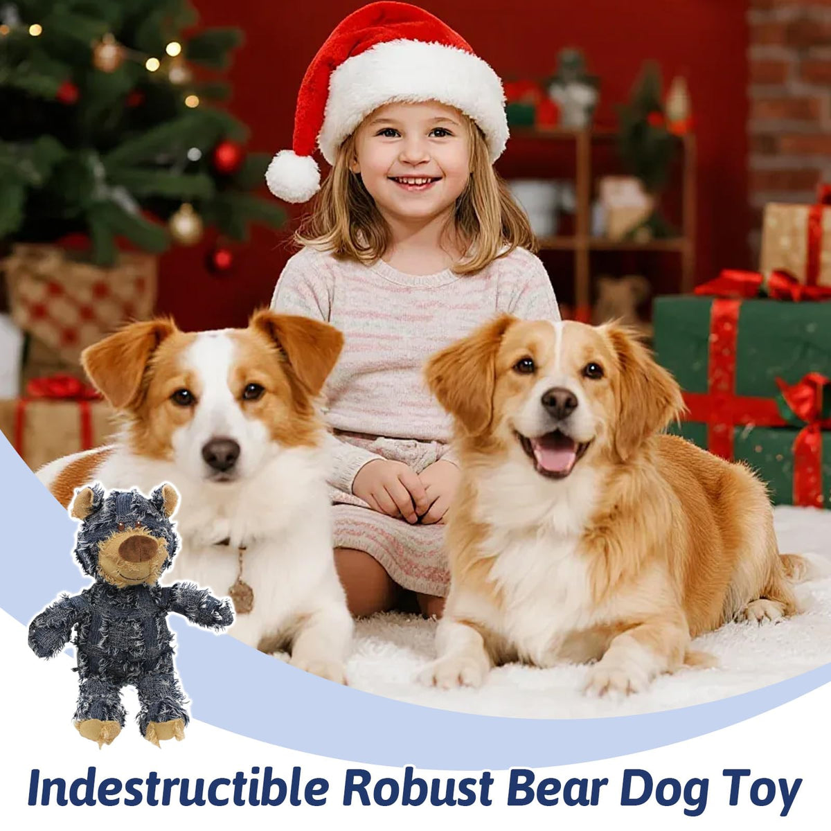 Squeaky Plush Dog Toy N213254
