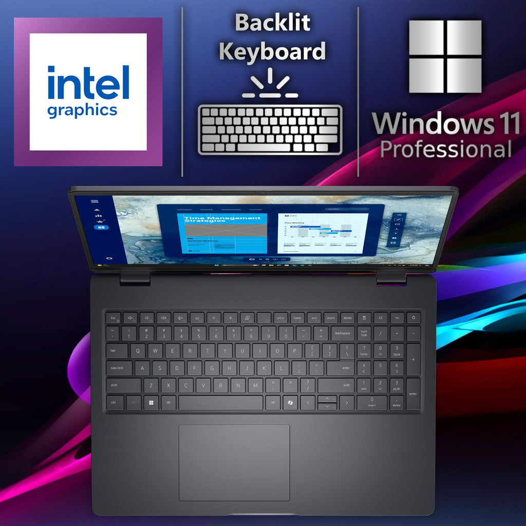 16" FHD+ Business Laptop, Intel 10 Core i5-120U, 16GB DDR5 RAM, 256GB SSD W941857