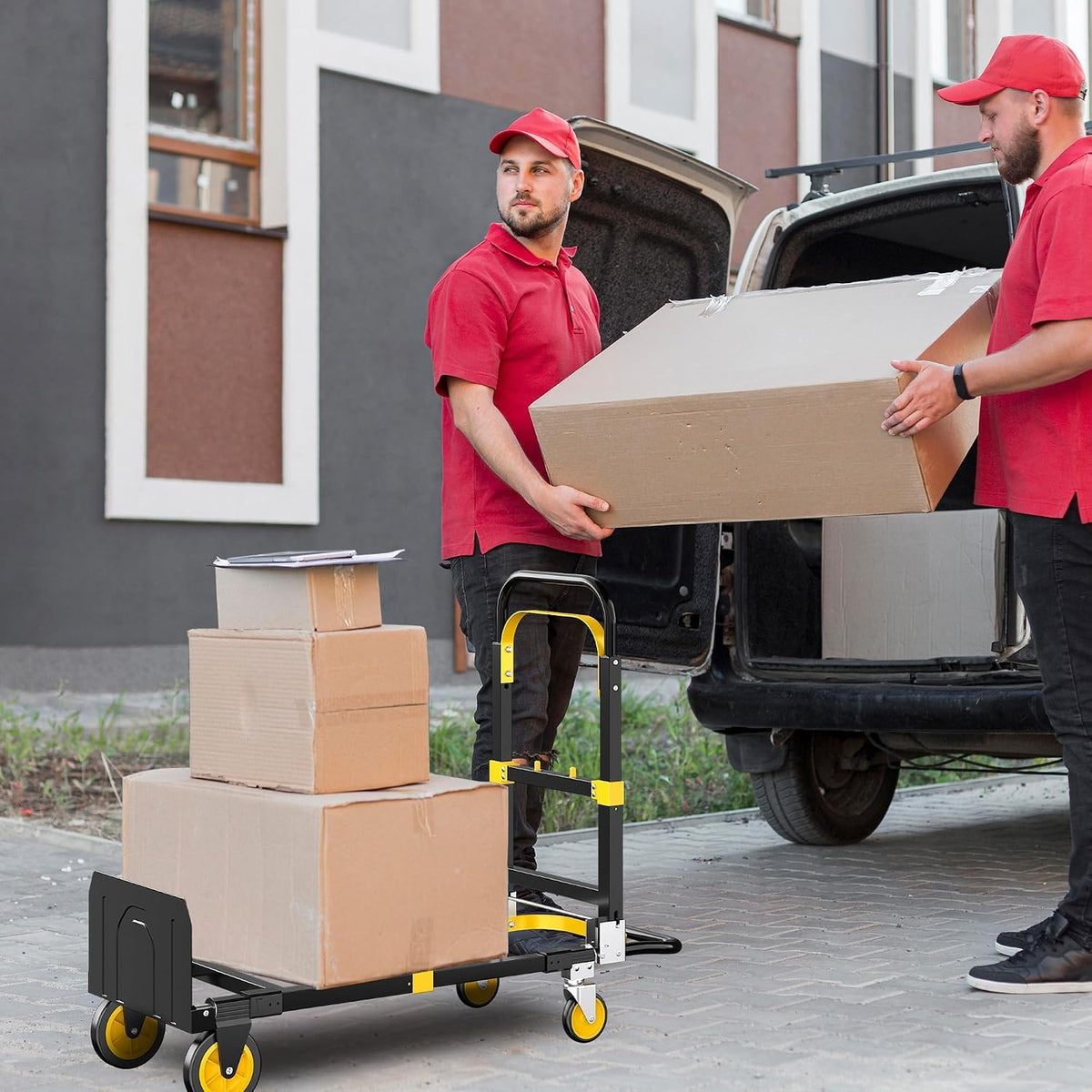 600lbs 3 in 1 Folding Hand Truck Dolly M213