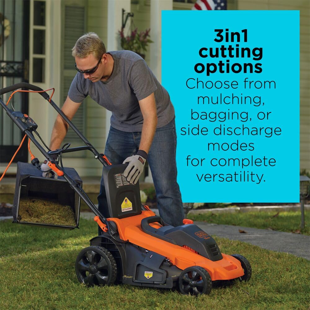 20-Inch Corded Electric Push Lawn Mower Q151