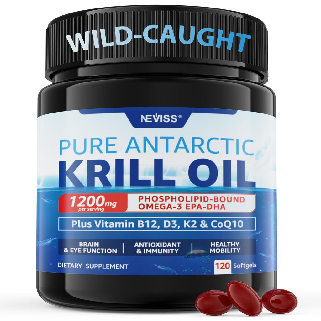 Krill Oil Omega 3 Supplements 1200 mg U645