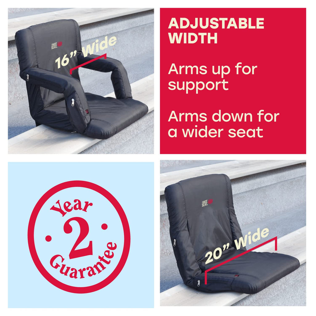 Portable Heated Stadium Seat for Bleachers O120