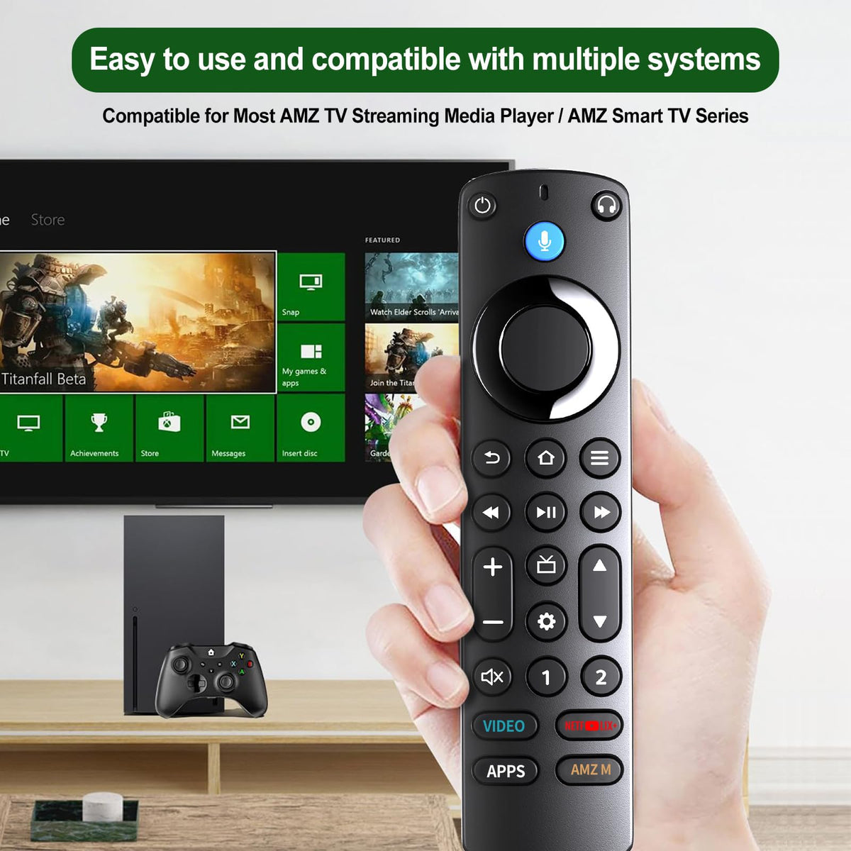 Voice Remote Pro with Remote Finder and Headphone Function C519378