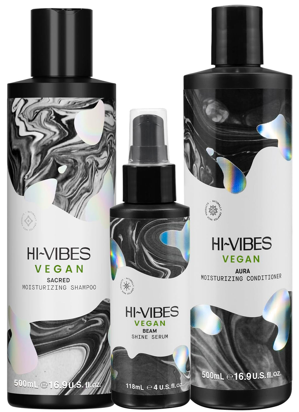 Vegan Argan Oil Shampoo Conditioner and Serum Set M5289