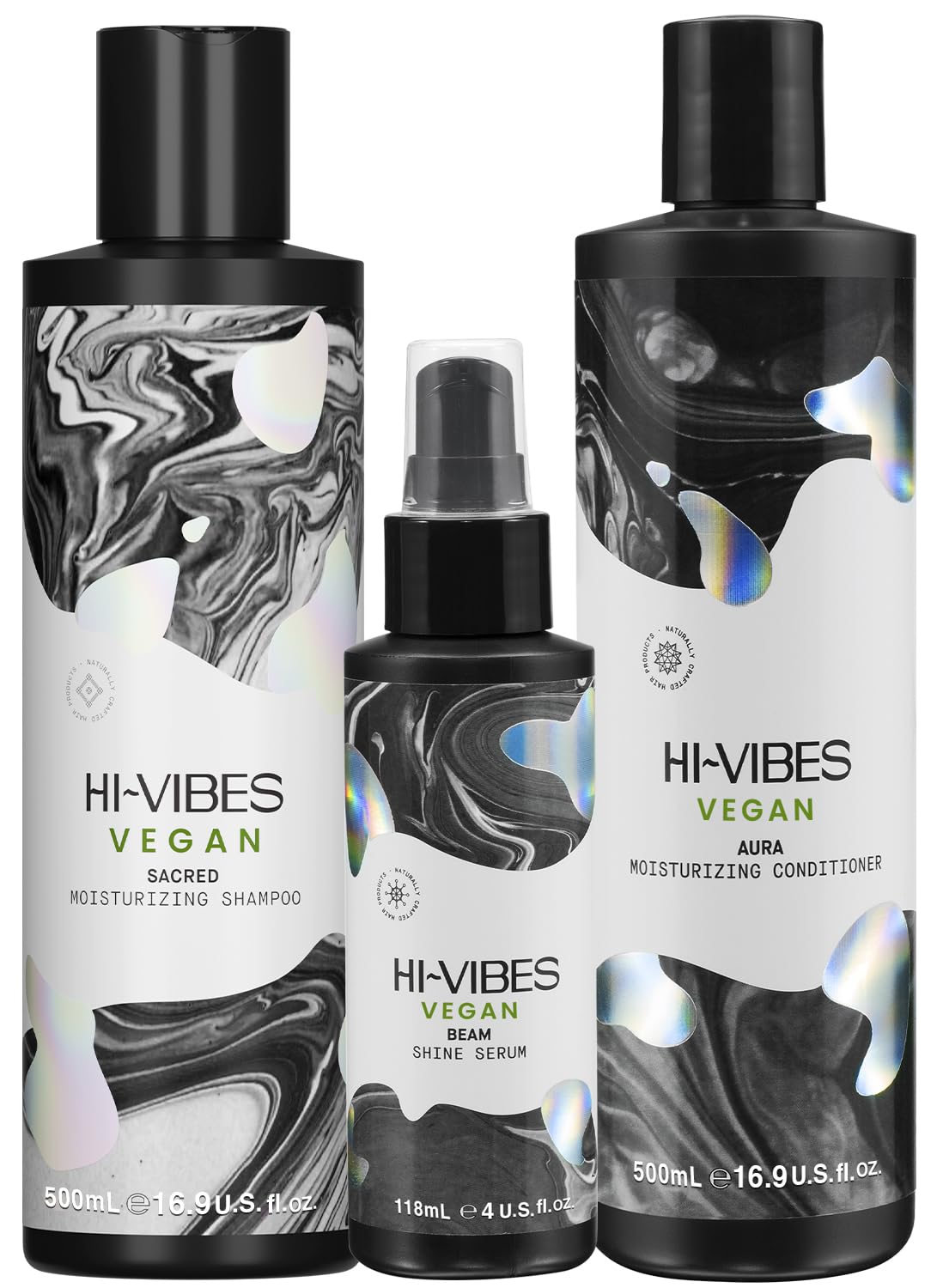 Vegan Argan Oil Shampoo Conditioner and Serum Set M5289
