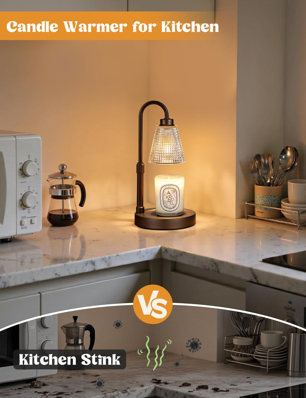 Candle Warmer Lamp with Timer E719160