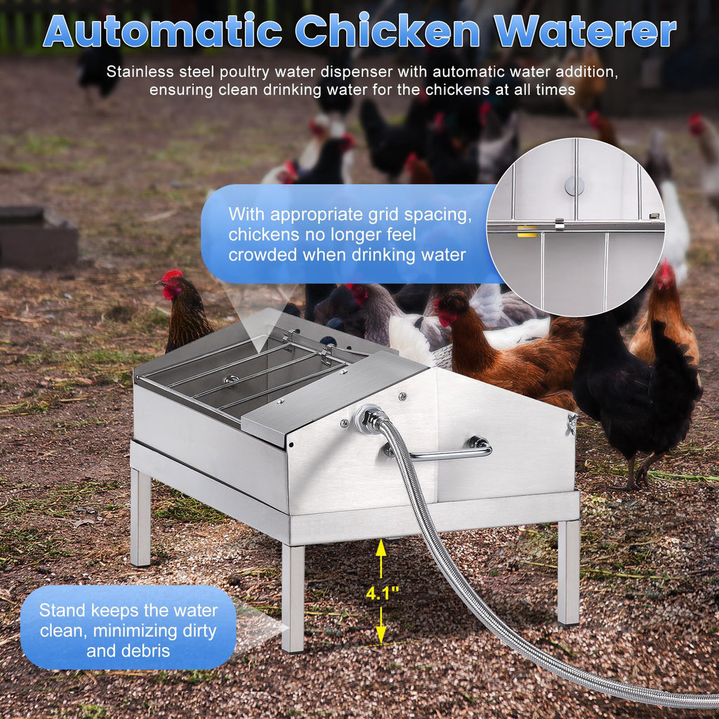 Automatic Chicken Waterer and Feeder Set S11511