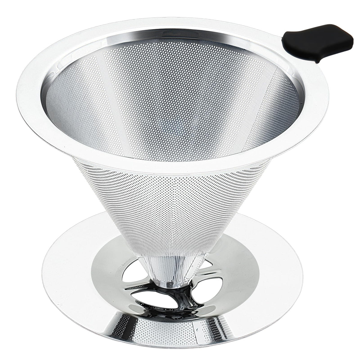 Pour Over Coffee Dripper with Reusable Stainless Steel Filter V307