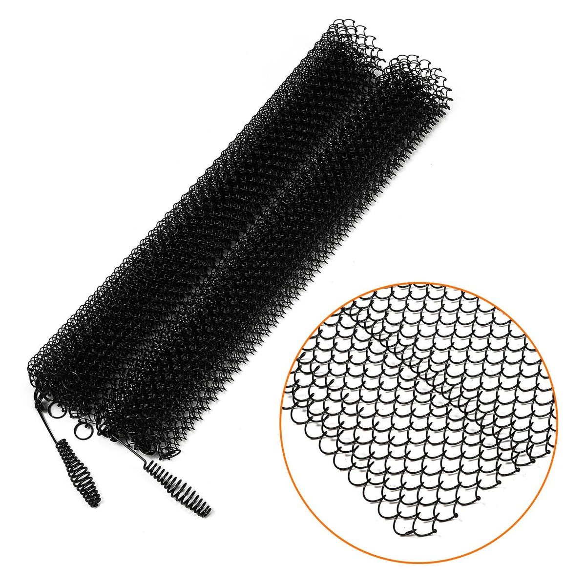 2 Pack Fireplace Screen Mesh Curtain X1172