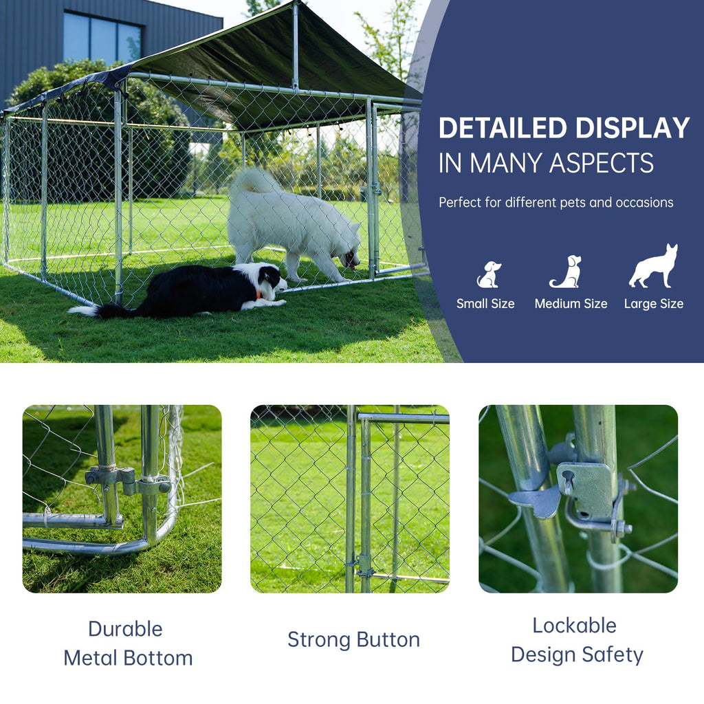 Heavy Duty Steel Mesh Dog Kennel N930688