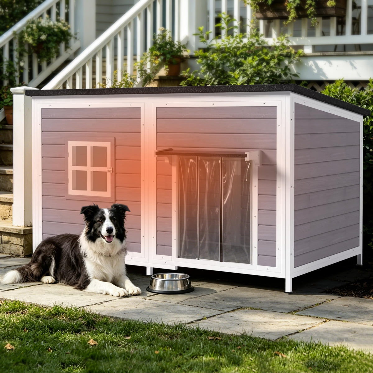 59" Insulated Extra Large Dog House N207212