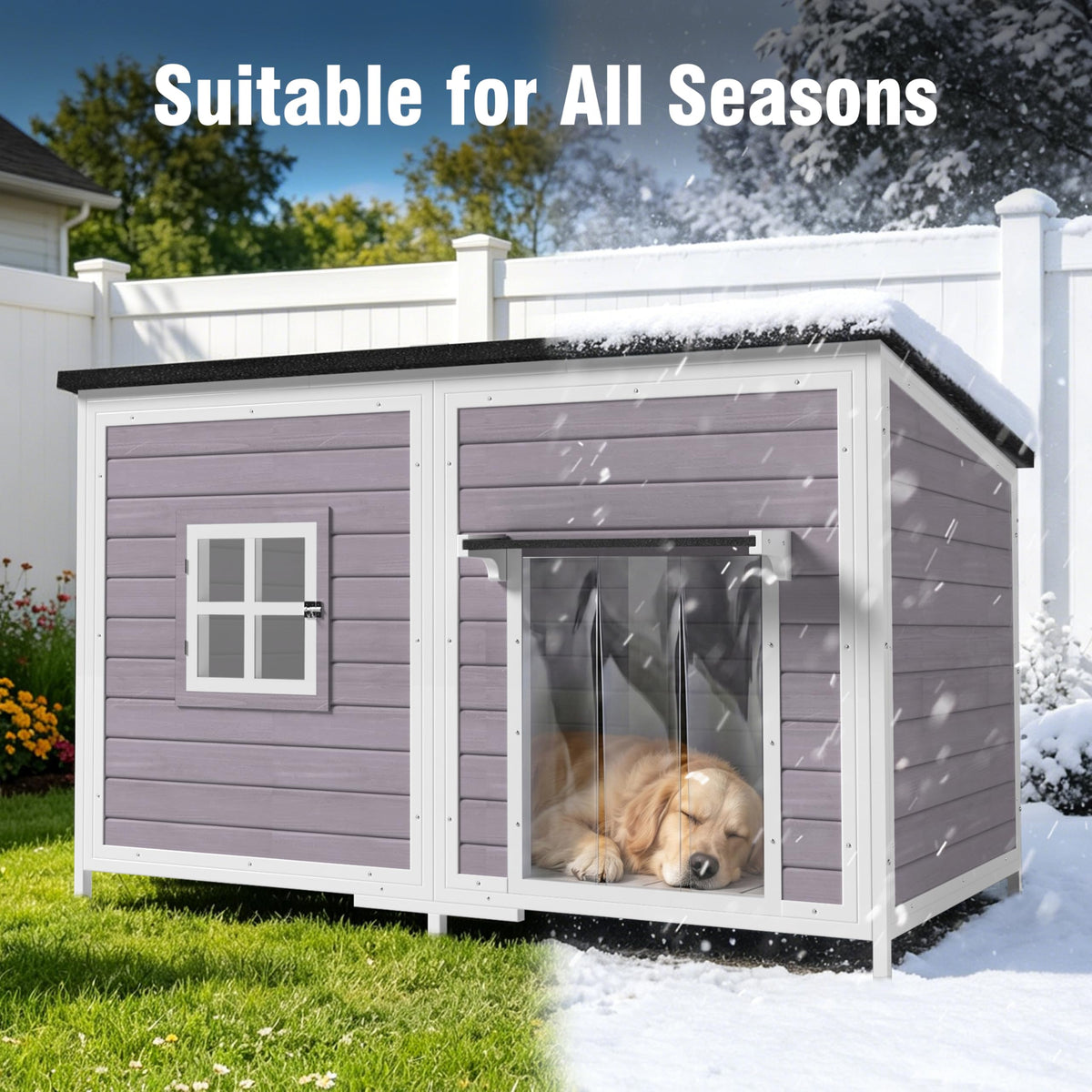 59" Insulated Extra Large Dog House N207212