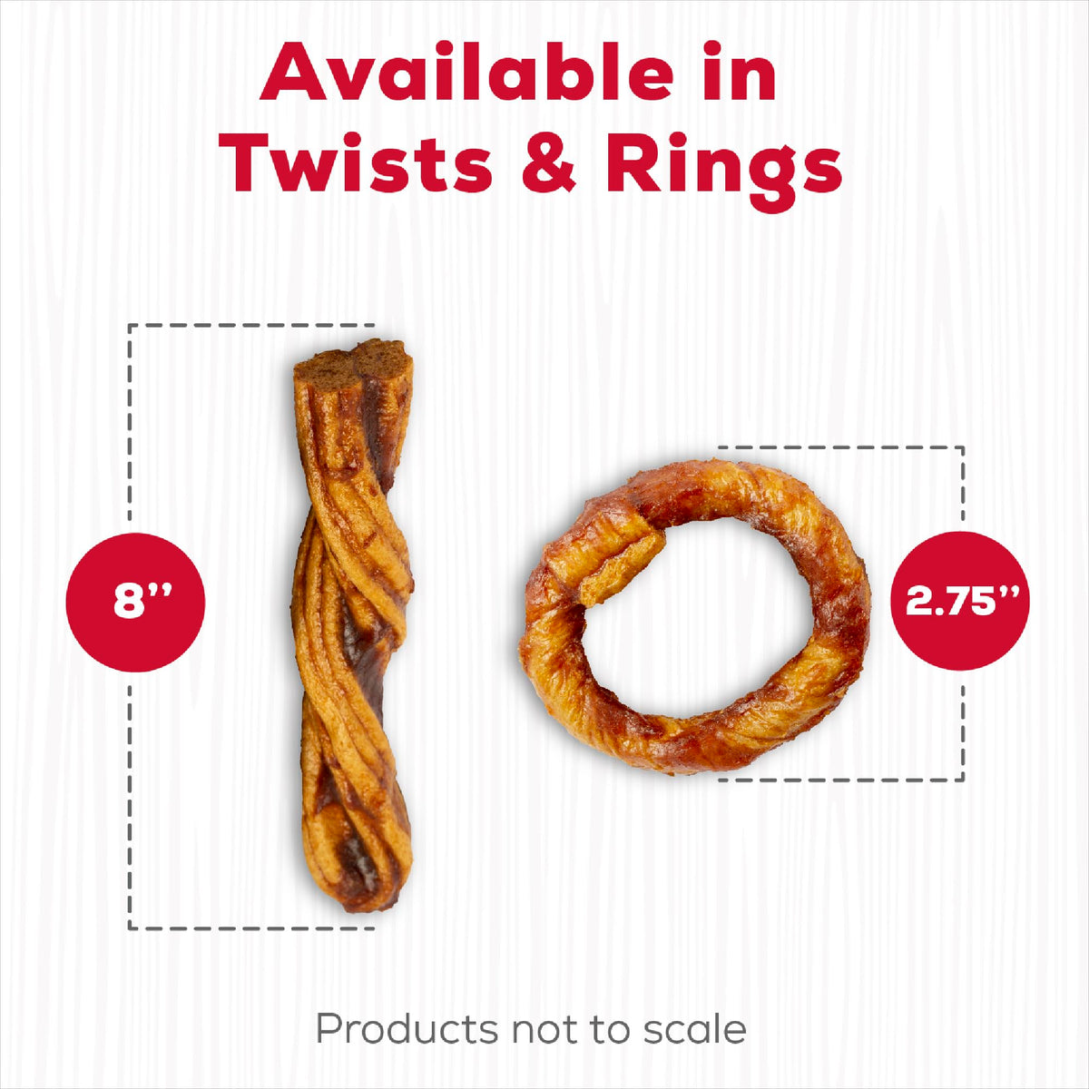 Beef Rings Dog Chews 7 Count W909350