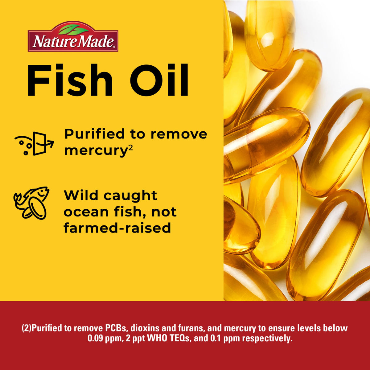 Omega 3 Fish Oil Supplement, 60 Softgels Y632