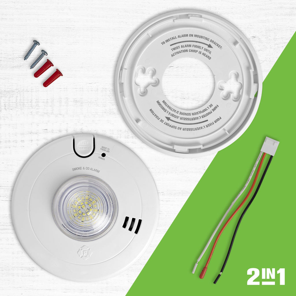Hardwire Combination Smoke & Carbon Monoxide Alarm V351168