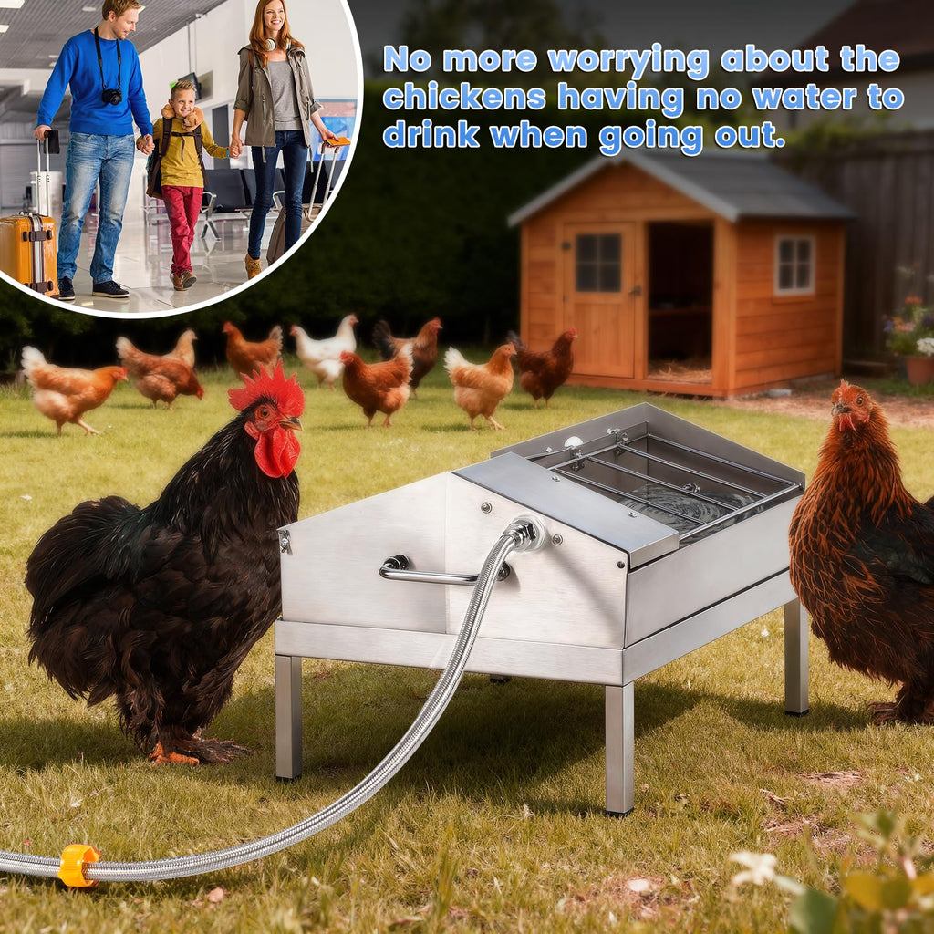 Automatic Chicken Waterer and Feeder Set S11511