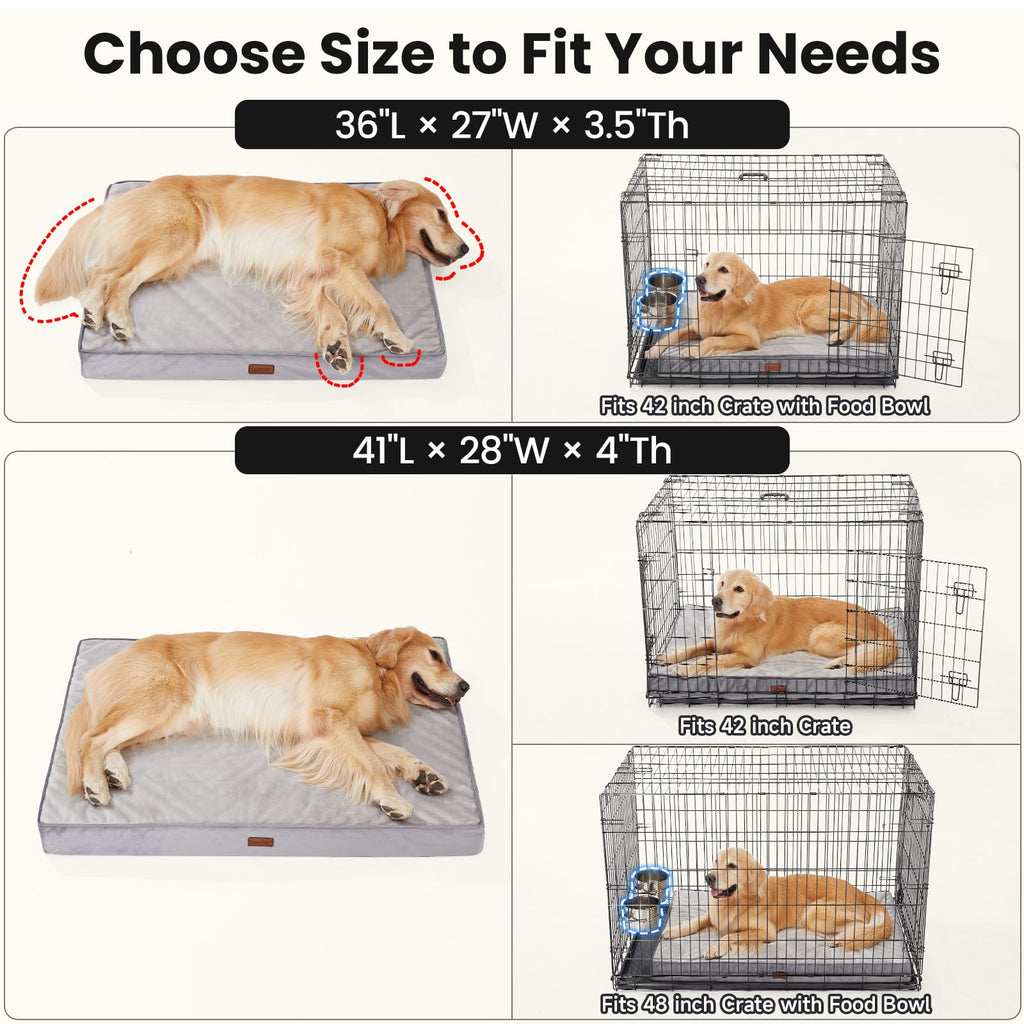 Large Reversible Memory Foam Dog Bed A746830