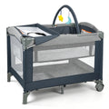 3-in-1 Pack and Play Playard with Bassinet & Changing Table B3279