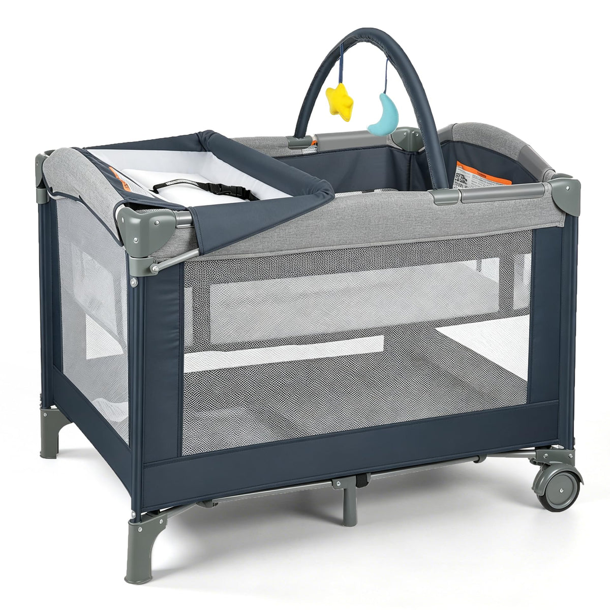 3-in-1 Pack and Play Playard with Bassinet & Changing Table B3279