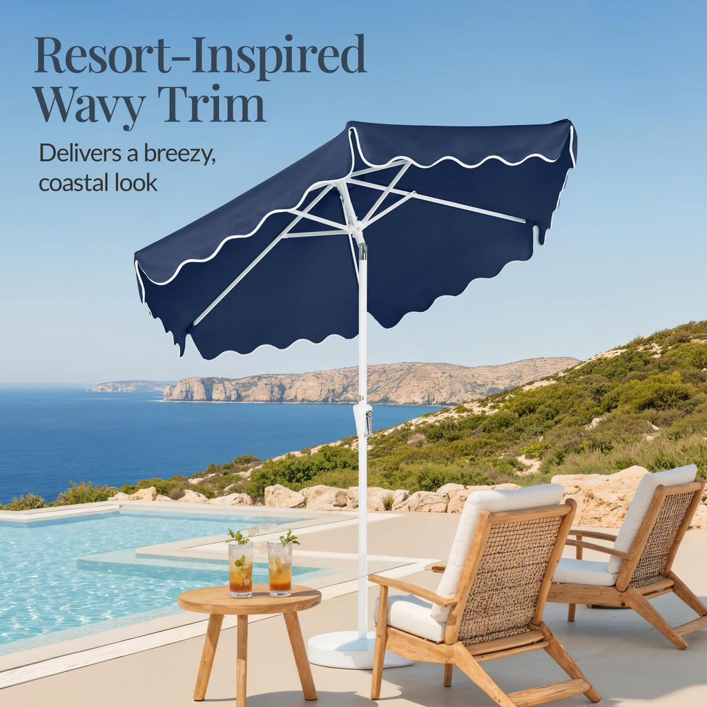 Patio Market Umbrella with Crank & Tilt X67605