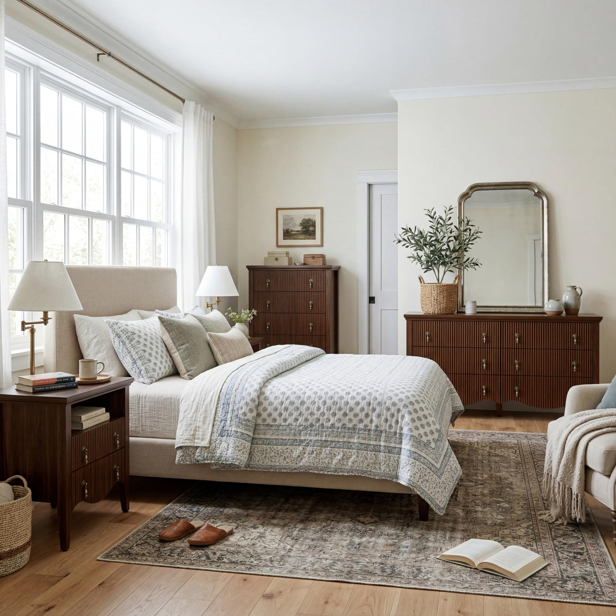 6-Drawer Fluted Dresser I93758