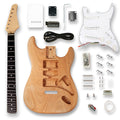 Electric Guitar Kit Okoume Body Maple Neck Ebony Fingerboard P36009