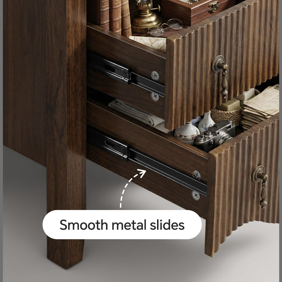 6-Drawer Fluted Dresser I93758