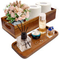 Acacia Wood Toilet Tank Topper & Vanity Tray P956