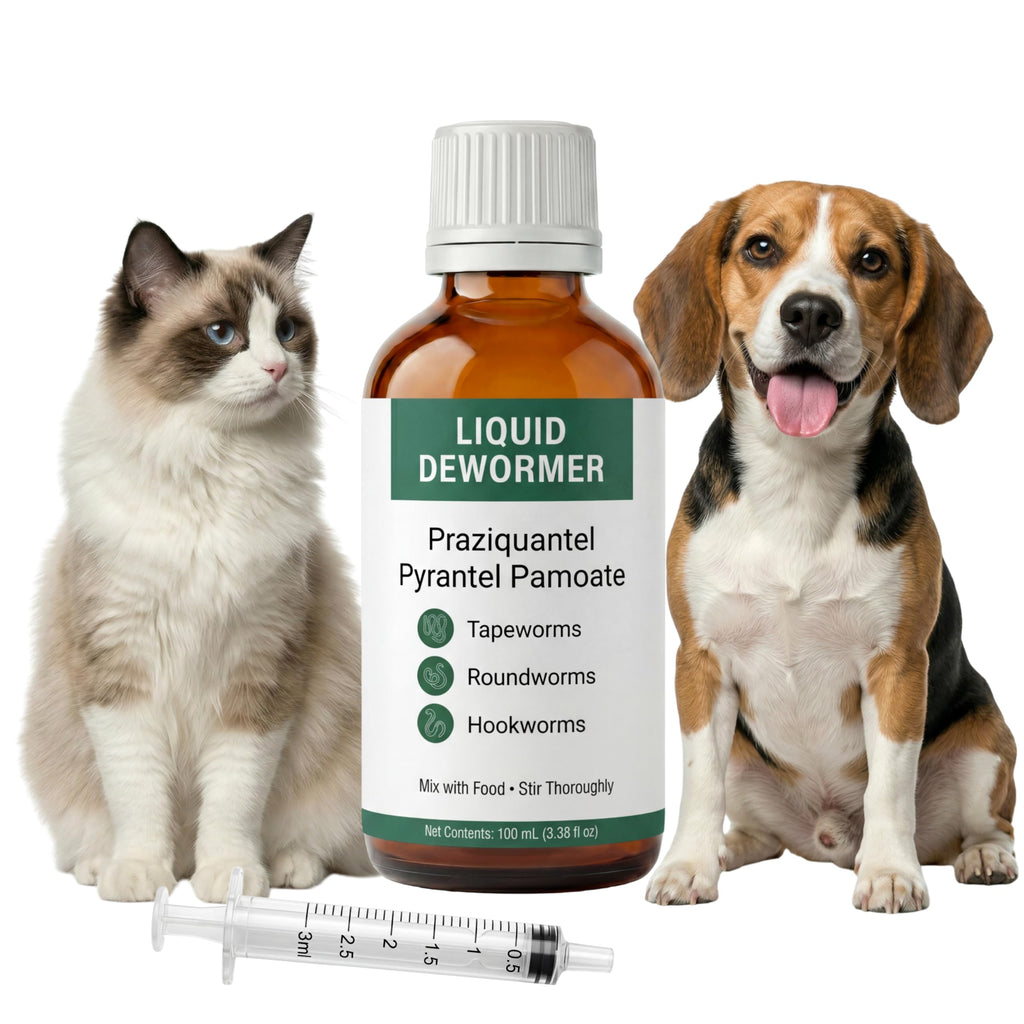 Liquid Dewormer, Praziquantel & Pyrantel Pamoate, 3.38 fl oz Y279
