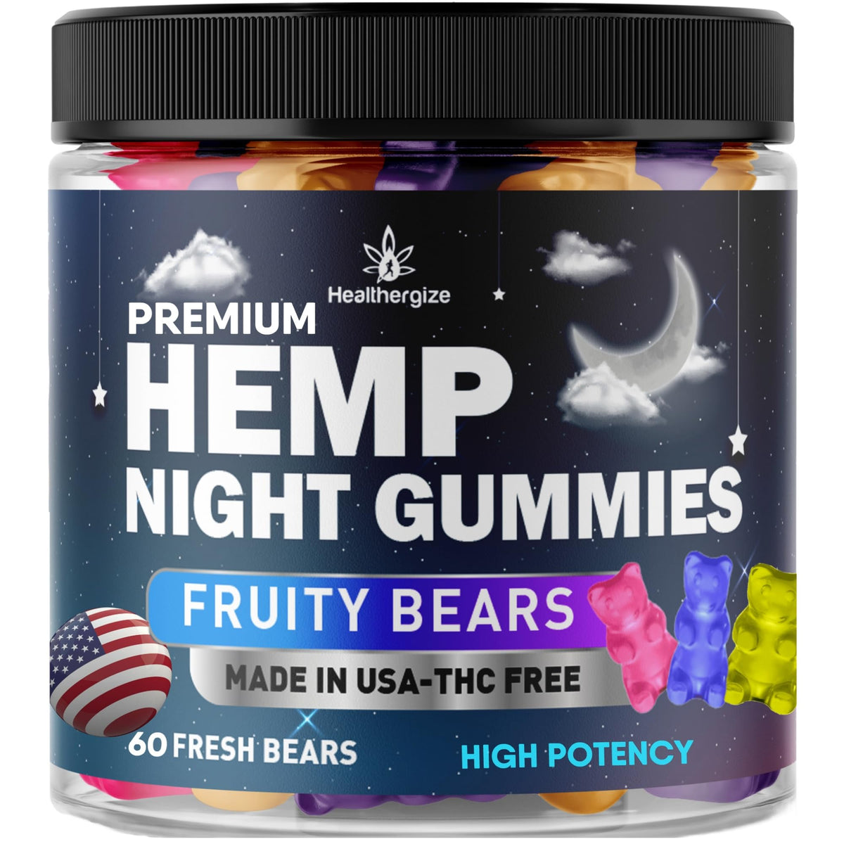 Hemp Gummies 60 Count E749536